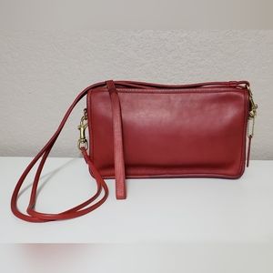 Vinatge Coach 9455 Basic Bag Red Made in USA